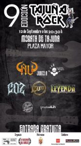 CARTEL MORATA ROCK SEPTIEMBRE